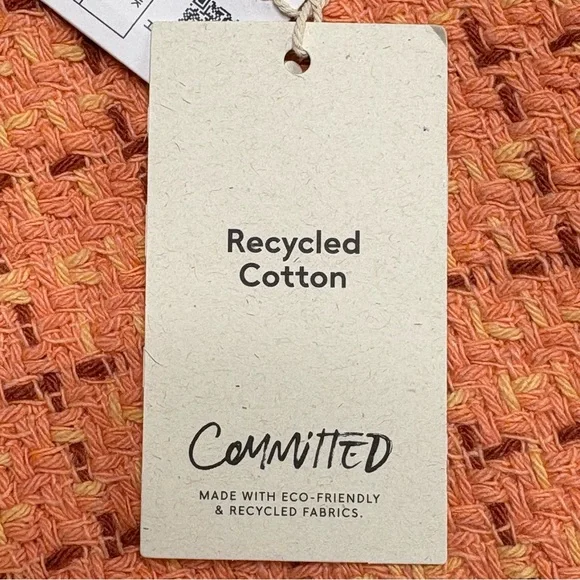 Mango MNG Short Tweed Blazer Orange Goldtone Button Details Size S NEW - Picture 13 of 15